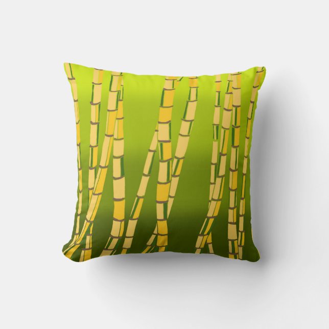 Coussin Oreille à lancer de bambou (Recto)