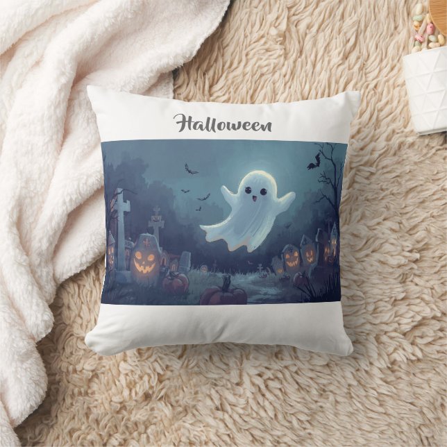 Coussin "Oreiller à l'Halloween Éffrayant" (Couverture)