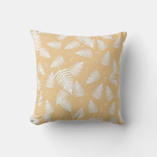 Coussin / Oreiller à motif de feuille de fougère b