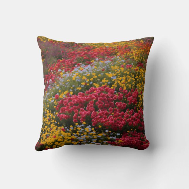 Coussin "Oreiller de jardin fleuri" (Verso)