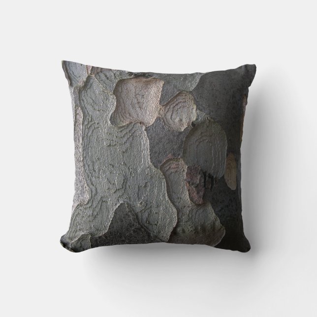 Coussin organique naturel Brown de texture (Recto)