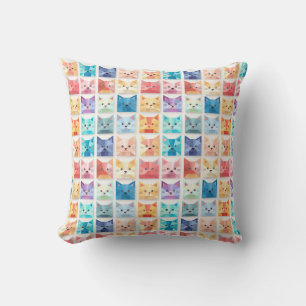 Coussin Origami Whiskers Jeter l'oreiller