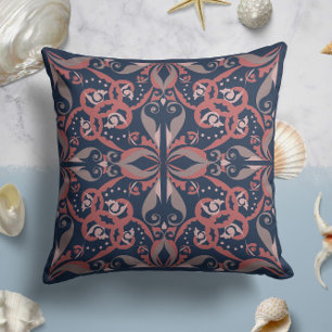 Coussin Ornat Elegance en bleu nuit