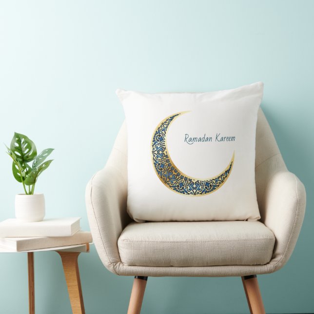 Coussin Ornate Crescent Moon Ramadan Pillow (Chaise)