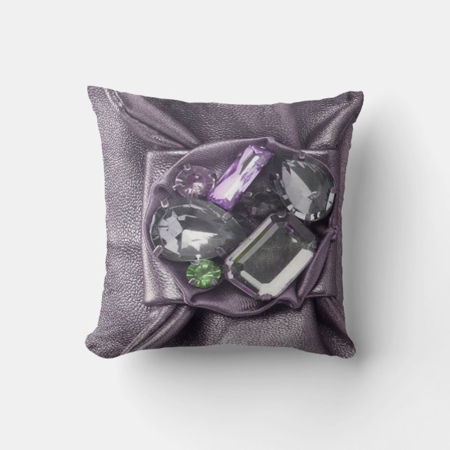 Coussin orné de bijoux de Mojo de grand Faux (Recto)