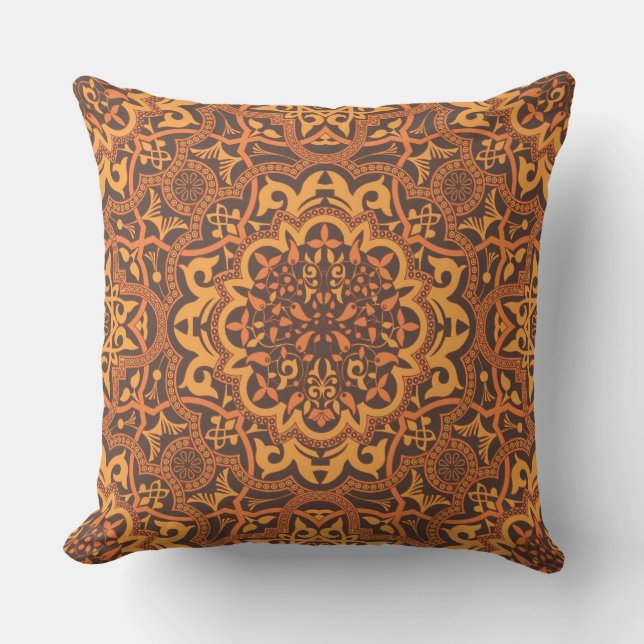 Coussin Ornement arabe élégant (Recto)