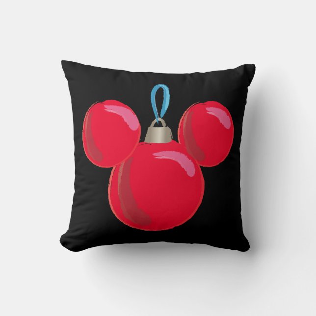 Coussin Ornement de Noël Mickey Mouse (Recto)