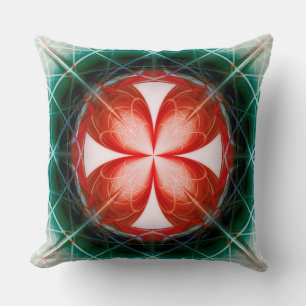 Coussin Ornement fleuri moderne