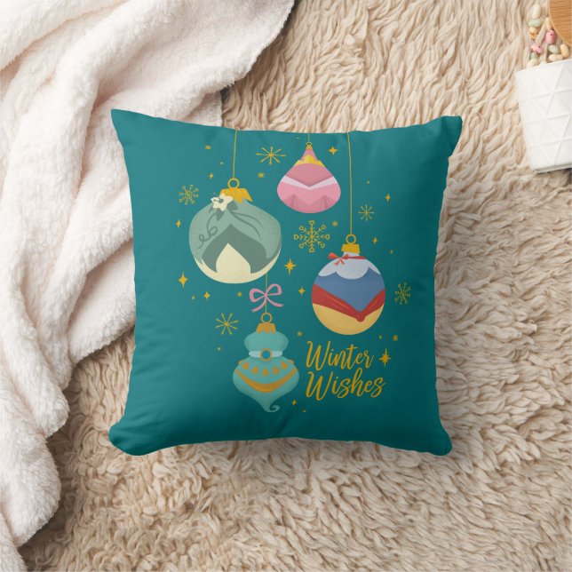 Coussin Ornements Disney Princess | Souhaits d'hiver (Couverture)