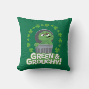 Coussin Oscar   Green & Grouchy !