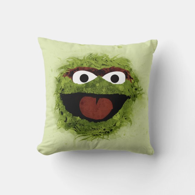 Coussin Oscar le Groupement | Tendance de l'aquarelle (Recto)