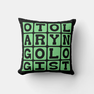 Coussin Oto-rhino-laryngologiste, médecin des oreilles, du