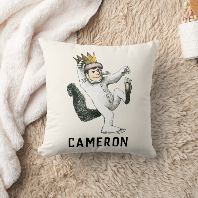 Coussin Où sont les choses sauvages | Max | Ajouter Votre  (Couverture)