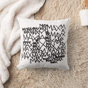 Coussin Où sont les choses sauvages   Max répété