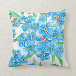 Coussin Oublie-moi pas un motif sans soudure