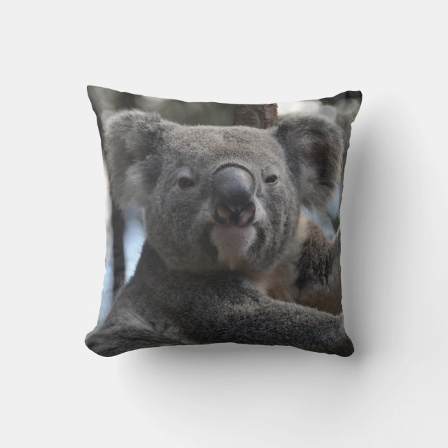 Coussin Ours de Koala dans l'arbre (Recto)