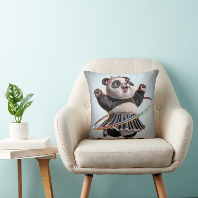 Coussin Ours De Panda Avec Hula Hoop (Chaise)