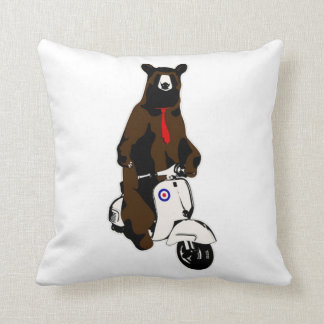 Coussin Ours de scooter