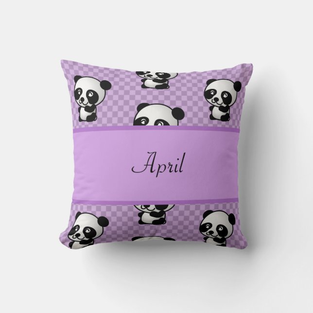 Coussin Ours panda (Recto)