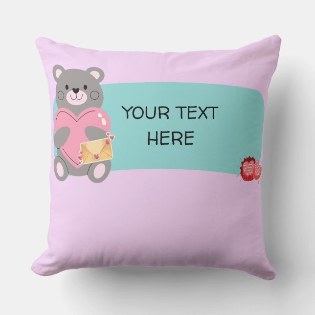 COUSSIN OURS PERSONNALISABLE (Recto)