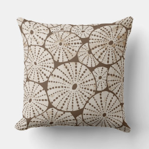 Coussin oursin uni hawaïen