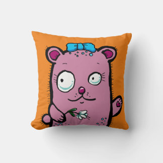 Coussin Ourson de dessin animé mignon qui agite
