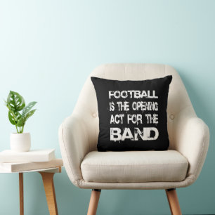 Coussin Ouverture de football drôle pour la citation de la