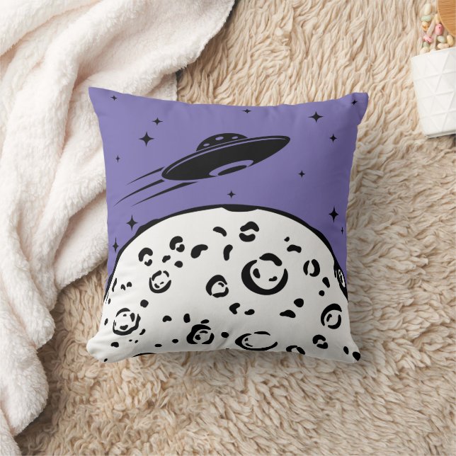 Coussin OVNI au-dessus de la lune Périvent Jeter l'oreille (Couverture)