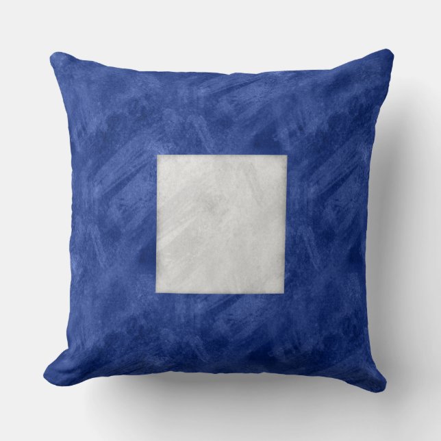Coussin P Papa Aquarelle #Signal Nautique Pavillon Maritim (Recto)