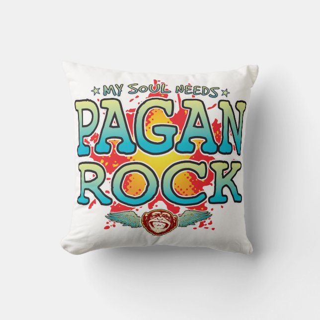 Coussin Pagan Rock Soul Cushion (Recto)