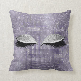 Coussin Paillette de pourpre de maquillage de noir de