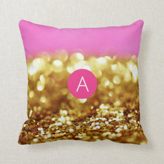 Coussin Paillette nommée faite sur commande personnalisée