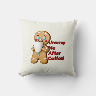 Coussin Pain d'épices Louveur de café Jeu d'oreiller