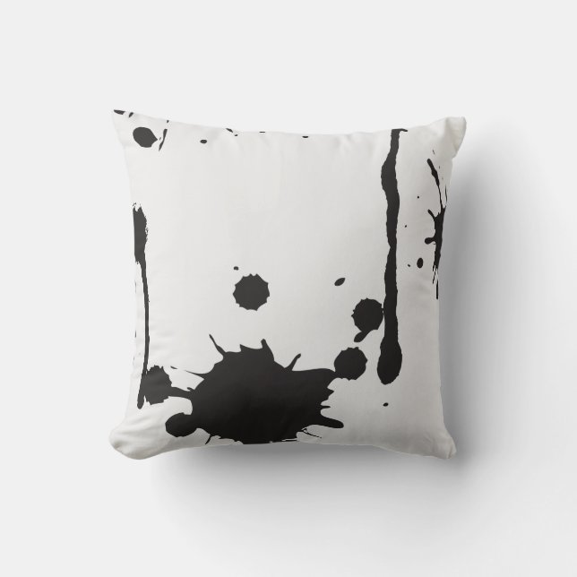 Coussin Paint Splatter (Recto)