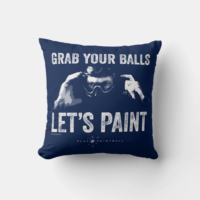 Coussin Paintball Peignons (Recto)