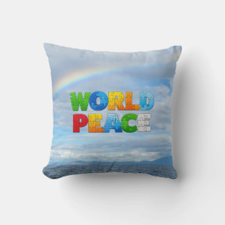 Coussin Paix Mondiale