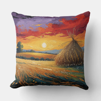 Coussin Pajar solitario al atardecer
