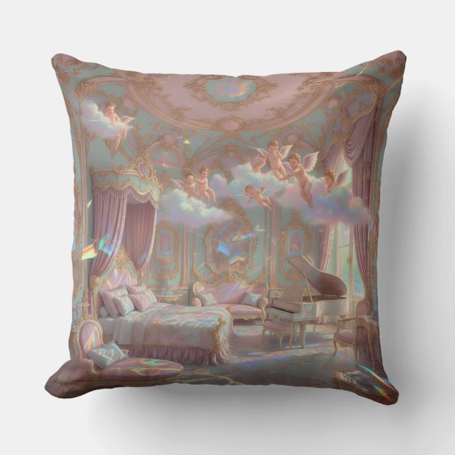 Coussin Palace Dreamscape Psychedelic Rococo Revival Mural (Recto)