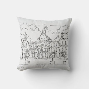 Coussin Palais du Luxembourg  rue de Vaugirard, Paris