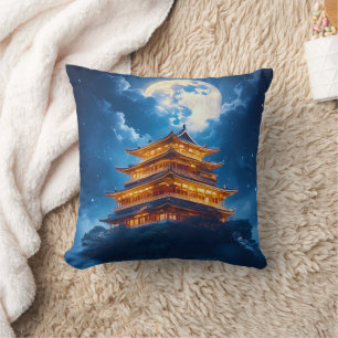 Coussin Palais lunaire dans les montagnes célestes