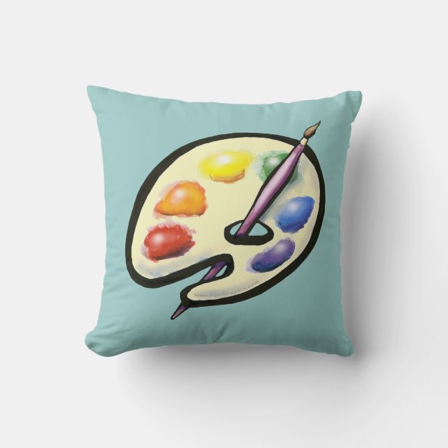 Coussin Palette Artiste (Recto)