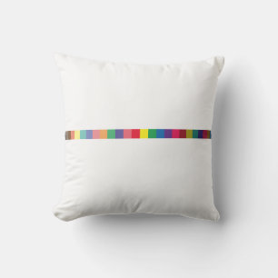 Coussin palette colorée, bande de jeu de couleurs