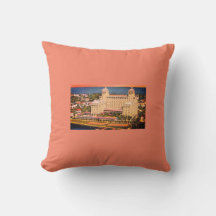 Coussin Palm Beach, Floride - Vintage Skyline Photo