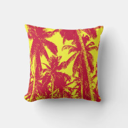 Coussin Palm Tree Design