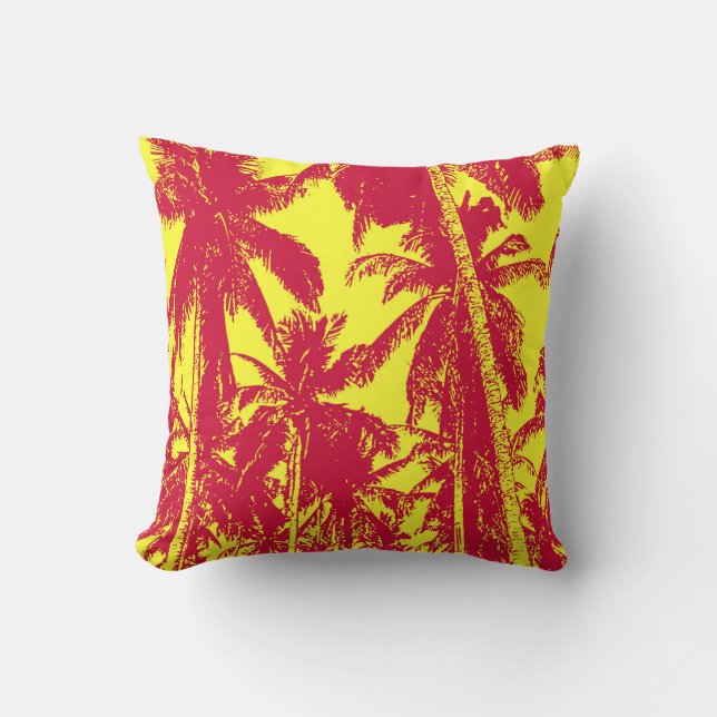 Coussin Palm Tree Design (Recto)