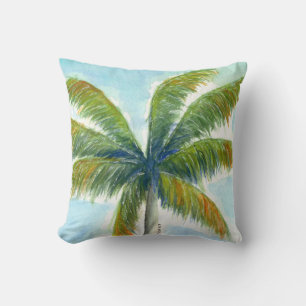 Coussin Palmier Tropical Beach par beau temps