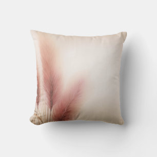 Coussin Pampas rose Grass Boho Bohème Bohème