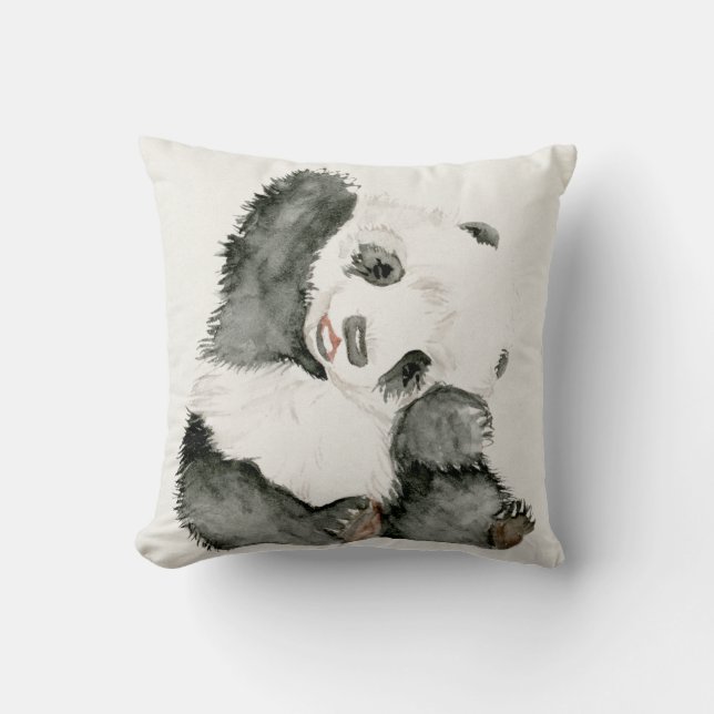 Coussin Panda bébé | Cute & Furry (Recto)