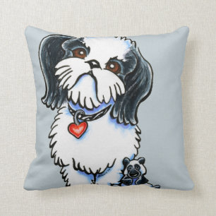 Coussin Panda de Shih Tzu