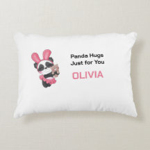 Coussin Panda personnalisé pour enfants